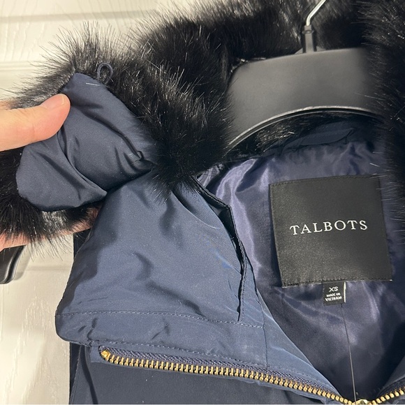 Talbots Black Label "The Puffer" vest, navy, size XS, new with tags - Picture 8 of 16